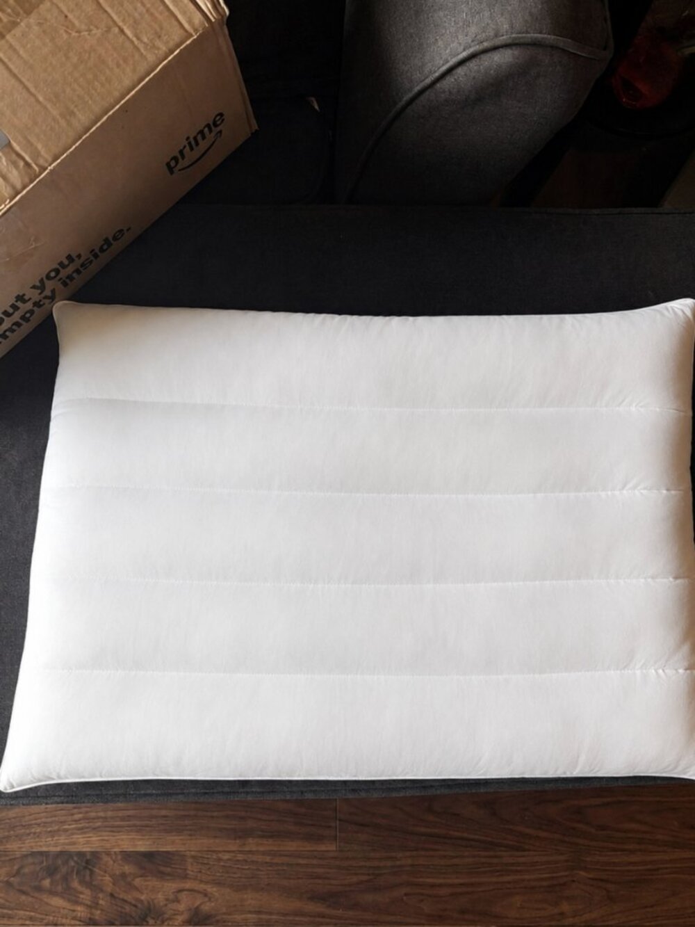 NEW: Minupwell | King Size Ultra Thin Bed Pillow for Stomach Sleepers